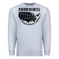 Heather Grey bridges death stranding Premium Sweatshirt - linhVisuals