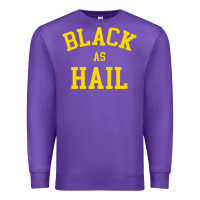 Purple as,hail,black,as,hail,black,as,hail,black,as,hail,black,as Premium Sweatshirt - linhVisuals