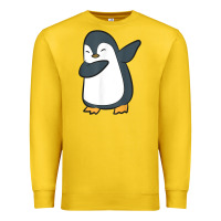 Lemon penguin dabbing funny Premium Sweatshirt - linhVisuals