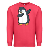 Cardinal penguin dabbing funny Premium Sweatshirt - linhVisuals