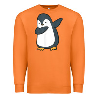 Carrot penguin dabbing funny Premium Sweatshirt - linhVisuals