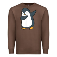 Chestnut penguin dabbing funny Premium Sweatshirt - linhVisuals