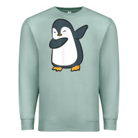 Seafoam penguin dabbing funny Premium Sweatshirt - linhVisuals