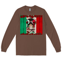 Chestnut mexican messy bun mamacita Long Sleeve Tee - BundleAndBundleShop