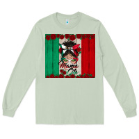 Matcha mexican messy bun mamacita Long Sleeve Tee - BundleAndBundleShop