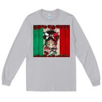Moon Dust mexican messy bun mamacita Long Sleeve Tee - BundleAndBundleShop