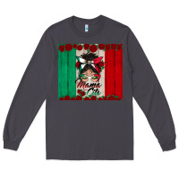 Smoke mexican messy bun mamacita Long Sleeve Tee - BundleAndBundleShop