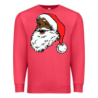 Cardinal black santa claus christmas Premium Sweatshirt - linhVisuals