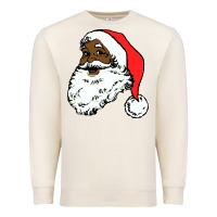 Sandshell black santa claus christmas Premium Sweatshirt - linhVisuals