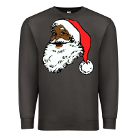 Smoke black santa claus christmas Premium Sweatshirt - linhVisuals