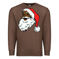 Chestnut black santa claus christmas Premium Sweatshirt - linhVisuals