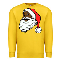Lemon black santa claus christmas Premium Sweatshirt - linhVisuals