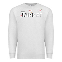 Oatmeal Heather target team 3D Premium Sweatshirt - linhVisuals