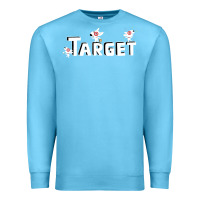 Ocean Blue target team 3D Premium Sweatshirt - linhVisuals