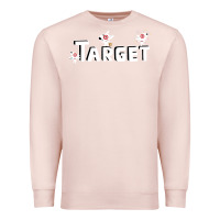 Pale Pink target team 3D Premium Sweatshirt - linhVisuals