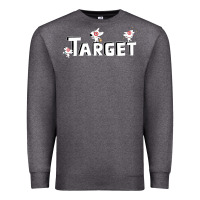 Charcoal Heather target team 3D Premium Sweatshirt - linhVisuals