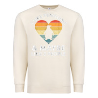 Sandshell i like penguins and 3 people vintage Premium Sweatshirt - linhVisuals