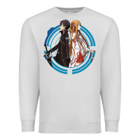 Dove Grey sword art online -  kirito and asuna Premium Sweatshirt - linhVisuals