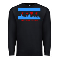 Black sweet home chicago Premium Sweatshirt - linhVisuals