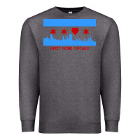 Charcoal Heather sweet home chicago Premium Sweatshirt - linhVisuals