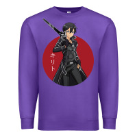 Purple Sword art online -kirito Premium Sweatshirt - linhVisuals
