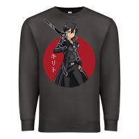Smoke Sword art online -kirito Premium Sweatshirt - linhVisuals