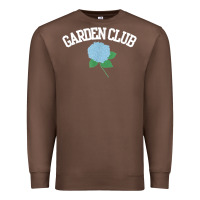 Chestnut grandmillennial hydrangea style garden club Premium Sweatshirt - linhVisuals