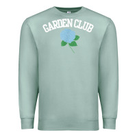 Seafoam grandmillennial hydrangea style garden club Premium Sweatshirt - linhVisuals