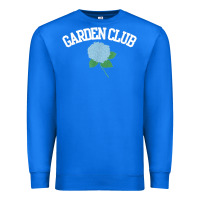 True Royal grandmillennial hydrangea style garden club Premium Sweatshirt - linhVisuals