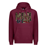 Burgundy mini of both Premium Hoodie - RacoonDesign