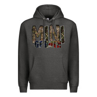Charcoal Heather mini of both Premium Hoodie - RacoonDesign