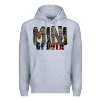 Heather Grey mini of both Premium Hoodie - RacoonDesign