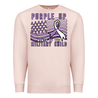 Pale Pink purple up month of the military child Premium Sweatshirt - linhVisuals
