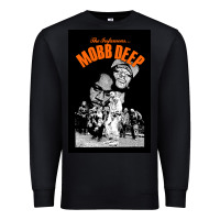 Black mobb deep rapper hip hop Premium Sweatshirt - linhVisuals