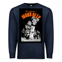 Navy mobb deep rapper hip hop Premium Sweatshirt - linhVisuals