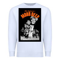 White mobb deep rapper hip hop Premium Sweatshirt - linhVisuals
