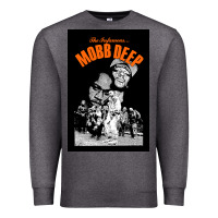 Charcoal Heather mobb deep rapper hip hop Premium Sweatshirt - linhVisuals