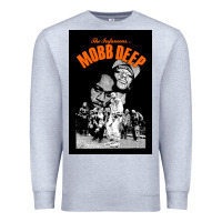 Heather Grey mobb deep rapper hip hop Premium Sweatshirt - linhVisuals