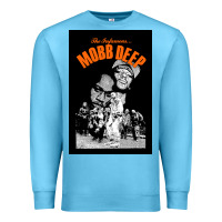 Ocean Blue mobb deep rapper hip hop Premium Sweatshirt - linhVisuals
