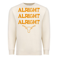 Sandshell texas pride state usa alright alright alright t shirt Premium Sweatshirt - linhVisuals