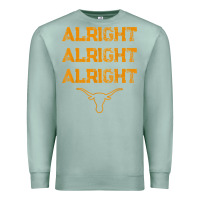 Seafoam texas pride state usa alright alright alright t shirt Premium Sweatshirt - linhVisuals