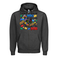 Charcoal Heather i would not change you autism Zipper Hoodie - JahusDesignShop