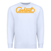 White CARHARTT Premium Sweatshirt - linhVisuals