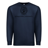 Navy georgetown university Premium Sweatshirt - linhVisuals