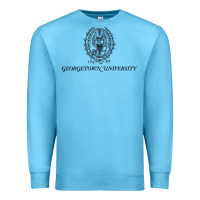 Ocean Blue georgetown university Premium Sweatshirt - linhVisuals