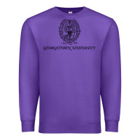Purple georgetown university Premium Sweatshirt - linhVisuals