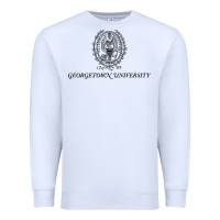 White georgetown university Premium Sweatshirt - linhVisuals