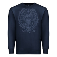 Navy georgetown university Premium Sweatshirt - linhVisuals