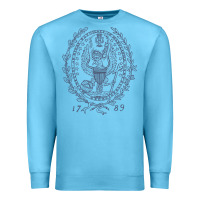 Ocean Blue georgetown university Premium Sweatshirt - linhVisuals