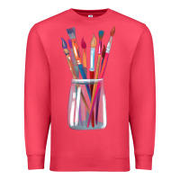 Cardinal Paint Brushes Premium Sweatshirt - linhVisuals